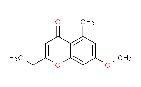 CAS No. 62036-45-7, 2-Ethyl-7-methoxy-5-methyl-4H-chromen-4-one