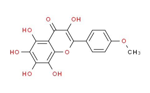 CAS No. 762274-41-9, 3,5,6,7,8-Pentahydroxy-2-(4-methoxyphenyl)-4H-chromen-4-one