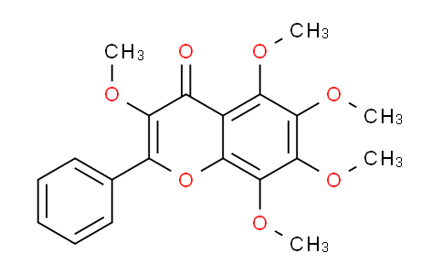 CAS No. 14221-85-3, 3,5,6,7,8-Pentamethoxy-2-phenyl-4H-chromen-4-one