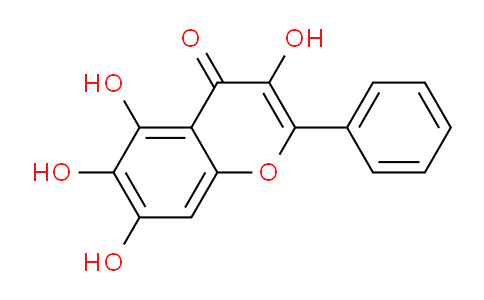 CAS No. 142646-44-4, 3,5,6,7-Tetrahydroxy-2-phenyl-4H-chromen-4-one
