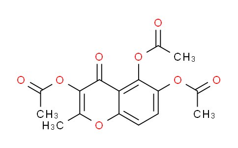 CAS No. 61885-11-8, 2-Methyl-4-oxo-4H-chromene-3,5,6-triyl triacetate
