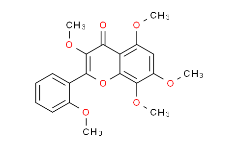 CAS No. 86828-04-8, 3,5,7,8-Tetramethoxy-2-(2-methoxyphenyl)-4H-chromen-4-one