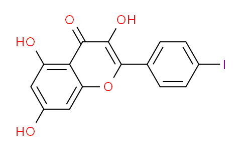 CAS No. 328548-28-3, 3,5,7-Trihydroxy-2-(4-iodophenyl)-4H-chromen-4-one