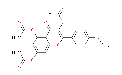 CAS No. 38681-32-2, 2-(4-Methoxyphenyl)-4-oxo-4H-chromene-3,5,7-triyl triacetate