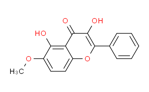CAS No. 25572-50-3, 3,5-Dihydroxy-6-methoxy-2-phenyl-4H-chromen-4-one