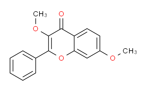CAS No. 20950-52-1, 3,7-Dimethoxy-2-phenyl-4H-chromen-4-one