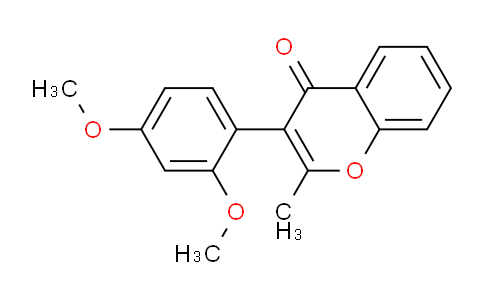 CAS No. 89839-31-6, 3-(2,4-Dimethoxyphenyl)-2-methyl-4H-chromen-4-one