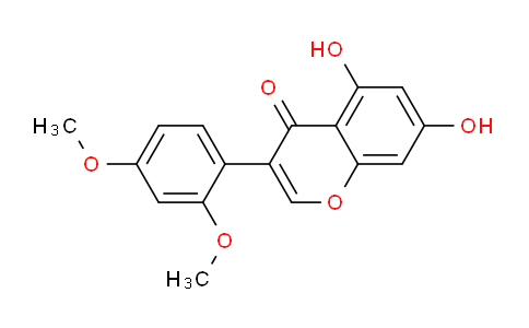 CAS No. 61243-75-2, 3-(2,4-Dimethoxyphenyl)-5,7-dihydroxy-4H-chromen-4-one