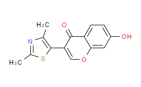 CAS No. 61928-52-7, 3-(2,4-Dimethylthiazol-5-yl)-7-hydroxy-4H-chromen-4-one