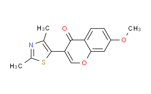 CAS No. 61928-53-8, 3-(2,4-Dimethylthiazol-5-yl)-7-methoxy-4H-chromen-4-one