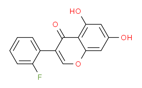CAS No. 101068-34-2, 3-(2-Fluorophenyl)-5,7-dihydroxy-4H-chromen-4-one