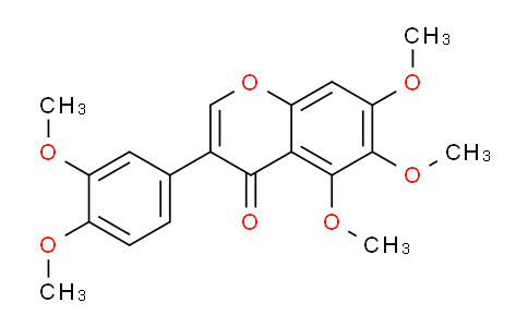 CAS No. 50901-40-1, 3-(3,4-Dimethoxyphenyl)-5,6,7-trimethoxy-4H-chromen-4-one