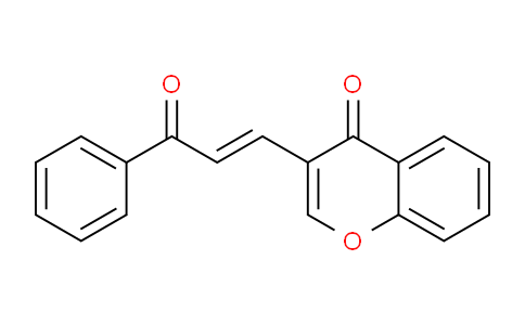 CAS No. 59431-42-4, 3-(3-Oxo-3-phenylprop-1-en-1-yl)-4H-chromen-4-one