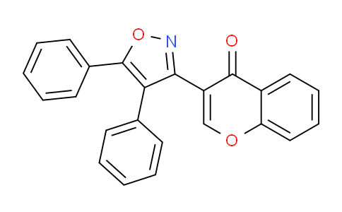CAS No. 119863-25-1, 3-(4,5-Diphenylisoxazol-3-yl)-4H-chromen-4-one