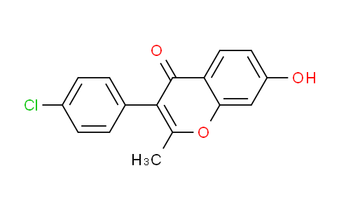 CAS No. 314243-91-9, 3-(4-Chlorophenyl)-7-hydroxy-2-methyl-4H-chromen-4-one