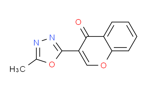 CAS No. 60723-59-3, 3-(5-Methyl-1,3,4-oxadiazol-2-yl)-4H-chromen-4-one