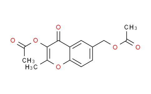 CAS No. 61407-19-0, (3-Acetoxy-2-methyl-4-oxo-4H-chromen-6-yl)methyl acetate