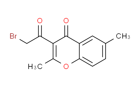 CAS No. 117134-82-4, 3-(2-Bromoacetyl)-2,6-dimethyl-4H-chromen-4-one