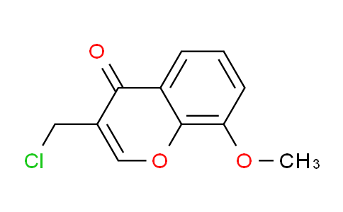 CAS No. 62557-56-6, 3-(Chloromethyl)-8-methoxy-4H-chromen-4-one