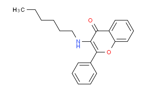 CAS No. 920286-98-2, 3-(Hexylamino)-2-phenyl-4H-chromen-4-one