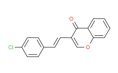 CAS No. 630413-82-0, (E)-3-(4-Chlorostyryl)-4H-chromen-4-one