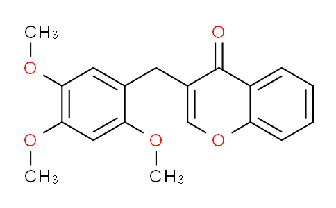 CAS No. 63006-56-4, 3-(2,4,5-Trimethoxybenzyl)-4H-chromen-4-one