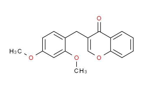 CAS No. 71972-58-2, 3-(2,4-Dimethoxybenzyl)-4H-chromen-4-one