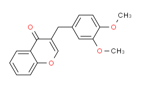 CAS No. 89367-09-9, 3-(3,4-Dimethoxybenzyl)-4H-chromen-4-one