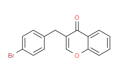 CAS No. 82018-88-0, 3-(4-Bromobenzyl)-4H-chromen-4-one