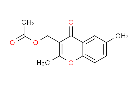 CAS No. 62407-07-2, (2,6-Dimethyl-4-oxo-4H-chromen-3-yl)methyl acetate