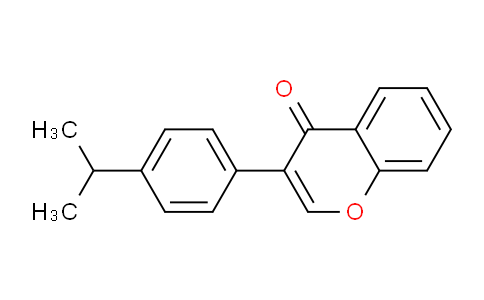CAS No. 36136-92-2, 3-(4-Isopropylphenyl)-4H-chromen-4-one