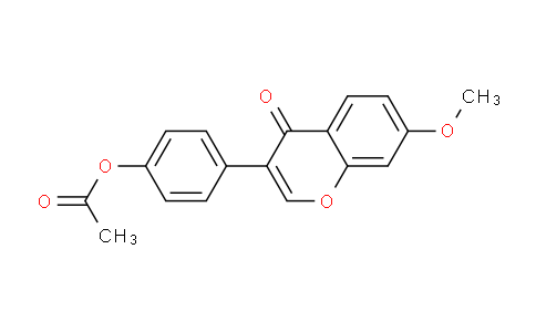 CAS No. 62536-80-5, 4-(7-Methoxy-4-oxo-4H-chromen-3-yl)phenyl acetate