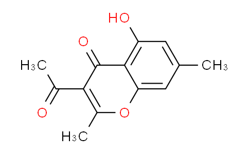 CAS No. 62806-15-9, 3-Acetyl-5-hydroxy-2,7-dimethyl-4H-chromen-4-one