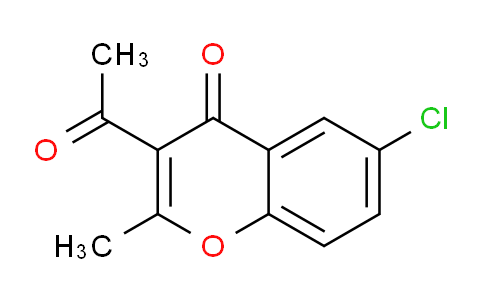 CAS No. 71354-54-6, 3-Acetyl-6-chloro-2-methyl-4H-chromen-4-one