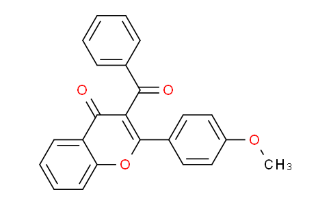 CAS No. 66033-67-8, 3-Benzoyl-2-(4-methoxyphenyl)-4H-chromen-4-one