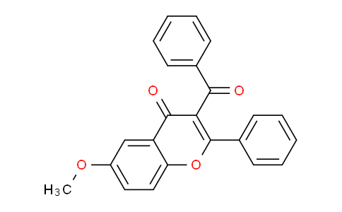 CAS No. 143327-77-9, 3-Benzoyl-6-methoxy-2-phenyl-4H-chromen-4-one