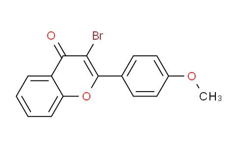 CAS No. 73910-85-7, 3-Bromo-2-(4-methoxyphenyl)-4H-chromen-4-one