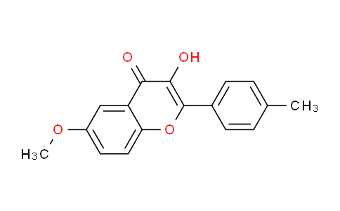 CAS No. 93176-01-3, 3-Hydroxy-6-methoxy-2-(p-tolyl)-4H-chromen-4-one