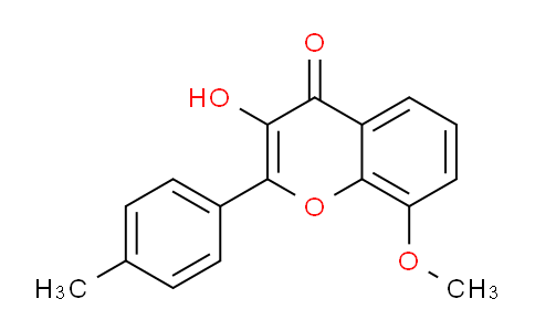 CAS No. 88252-62-4, 3-Hydroxy-8-methoxy-2-(p-tolyl)-4H-chromen-4-one