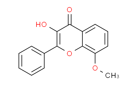 CAS No. 88252-61-3, 3-Hydroxy-8-methoxy-2-phenyl-4H-chromen-4-one