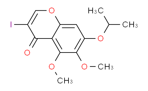 CAS No. 870480-13-0, 3-Iodo-7-isopropoxy-5,6-dimethoxy-4H-chromen-4-one
