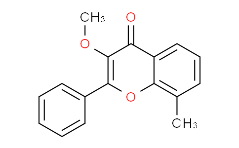 CAS No. 87165-68-2, 3-Methoxy-8-methyl-2-phenyl-4H-chromen-4-one