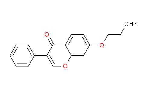 CAS No. 35212-29-4, 3-Phenyl-7-propoxy-4H-chromen-4-one