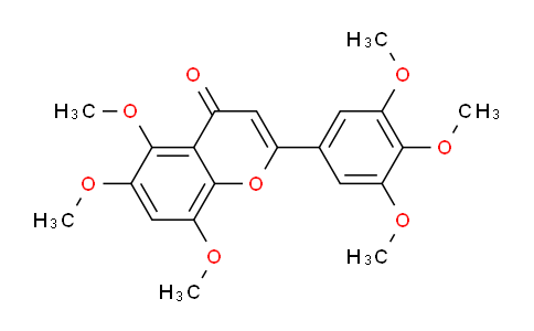 CAS No. 135010-79-6, 5,6,8-Trimethoxy-2-(3,4,5-trimethoxyphenyl)-4H-chromen-4-one