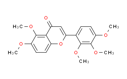 CAS No. 113738-80-0, 5,6-Dimethoxy-2-(2,3,4-trimethoxyphenyl)-4H-chromen-4-one