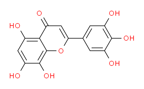 CAS No. 89473-44-9, 5,7,8-Trihydroxy-2-(3,4,5-trihydroxyphenyl)-4H-chromen-4-one