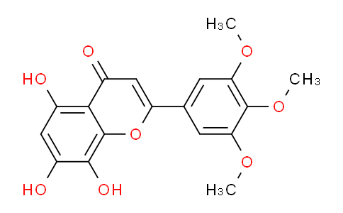 CAS No. 89473-43-8, 5,7,8-Trihydroxy-2-(3,4,5-trimethoxyphenyl)-4H-chromen-4-one