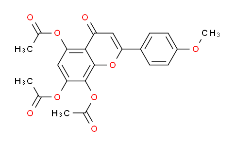 CAS No. 89494-23-5, 2-(4-Methoxyphenyl)-4-oxo-4H-chromene-5,7,8-triyl triacetate