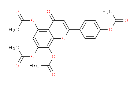 CAS No. 54917-70-3, 2-(4-Acetoxyphenyl)-4-oxo-4H-chromene-5,7,8-triyl triacetate