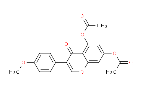 CAS No. 54443-59-3, 3-(4-Methoxyphenyl)-4-oxo-4H-chromene-5,7-diyl diacetate